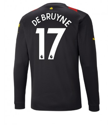 Manchester City Kevin De Bruyne #17 Bortedrakt 2022-23 Langermet